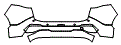 Rear Bumper Kit pattern for the 2027 Kia Sportage Hybrid