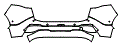 Rear Bumper Kit pattern for the 2027 Kia Sportage Hybrid