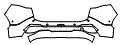 Rear Bumper Kit pattern for the 2027 Kia Sportage Hybrid
