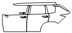 Door and Rear Fender Kit pattern for the 2026 Mitsubishi Outlander