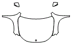 Full Hood, Fender and Mirror Kit pattern for the 2027 Mercedes Benz GLB Electric