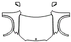 Full Hood, Fender and Mirror Kit pattern for the 2027 Mercedes Benz GLC Electric