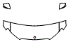 Hood, Fender and Mirror Kit pattern for the 2027 Mercedes Benz GLC Electric