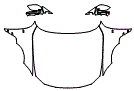 Full Hood, Fender and Mirror Kit pattern for the 2027 BMW 4 Series