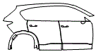 Door and Rear Fender Kit pattern for the 2026 Mazda CX-5 (Canada)