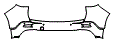 Rear Bumper Kit pattern for the 2026 Mazda CX-5 (Canada)