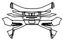 Rear Bumper Kit pattern for the 2027 Chevrolet Corvette