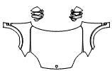 Full Hood, Fender and Mirror Kit pattern for the 2026 Porsche Cayenne