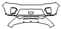 Bumper Kit pattern for the 2026 Jeep Grand Wagoneer L