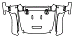 Full Hood and Fender Kit pattern for the 2026 Jeep Gladiator