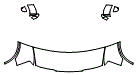 Hood, Fender and Mirror Kit pattern for the 2027 Kia Telluride