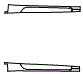 Rocker Panel Kit pattern for the 2026 Ford Mustang