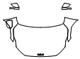 Full Hood, Fender and Mirror Kit pattern for the 2026 Kia EV4