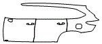 Door and Rear Fender Kit pattern for the 2026 Toyota Highlander