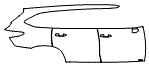 Door and Rear Fender Kit pattern for the 2026 Toyota Highlander
