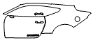 Door and Rear Fender Kit pattern for the 2026 Ford Mustang