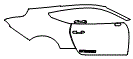Door and Rear Fender Kit pattern for the 2026 Ford Mustang
