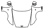 Full Hood, Fender and Mirror Kit pattern for the 2027 Bentley Continental GTC