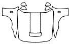 Full Hood, Fender and Mirror Kit pattern for the 2026 Ford Mustang