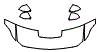 Hood, Fender and Mirror Kit pattern for the 2026 Ford Mustang