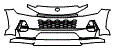 Bumper Kit pattern for the 2026 Toyota RAV4