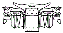 Rear Bumper Kit pattern for the 2026 Rimac Nevera R