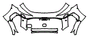Bumper Kit pattern for the 2027 Audi RS5 Avant