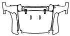 Full Hood and Fender Kit pattern for the 2026 Jeep Wrangler