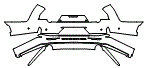 Rear Bumper Kit pattern for the 2027 Dodge Charger