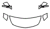 Hood, Fender and Mirror Kit pattern for the 2027 Chevrolet Bolt