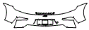 Rear Bumper Kit pattern for the 2027 Porsche 911 (992.2)
