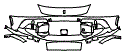 Bumper Kit pattern for the 2026 Ferrari 12Cilindri