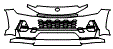 Bumper Kit pattern for the 2026 Toyota RAV4
