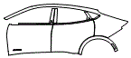 Door and Rear Fender Kit pattern for the 2026 Ford Mustang Mach-E