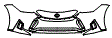 Bumper Kit pattern for the 2026 Lexus IS