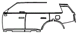 Door and Rear Fender Kit pattern for the 2027 Kia Telluride