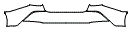 Rear Bumper Kit pattern for the 2026 Toyota Camry