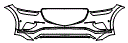 Bumper Kit pattern for the 2027 Genesis GV70