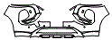 Bumper Kit pattern for the 2026 Nissan Rogue Hybrid