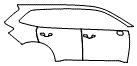 Door and Rear Fender Kit pattern for the 2026 Honda CR-V