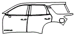Door and Rear Fender Kit pattern for the 2026 Nissan Pathfinder