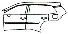 Door and Rear Fender Kit pattern for the 2026 Toyota RAV4