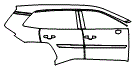 Door and Rear Fender Kit pattern for the 2026 Toyota RAV4