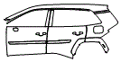 Door and Rear Fender Kit pattern for the 2026 Toyota RAV4