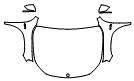 Full Hood, Fender and Mirror Kit pattern for the 2026 Mercedes Benz GLB SUV
