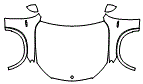 Full Hood, Fender and Mirror Kit pattern for the 2026 Mercedes Benz GLC Coupe