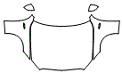 Full Hood, Fender and Mirror Kit pattern for the 2026 Mercedes Benz C-Class Sedan