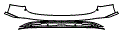 Rear Bumper Kit pattern for the 2026 Lucid Air