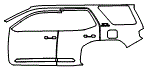 Door and Rear Fender Kit pattern for the 2026 Toyota 4Runner