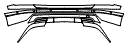 Rear Bumper Kit pattern for the 2027 Hyundai Palisade